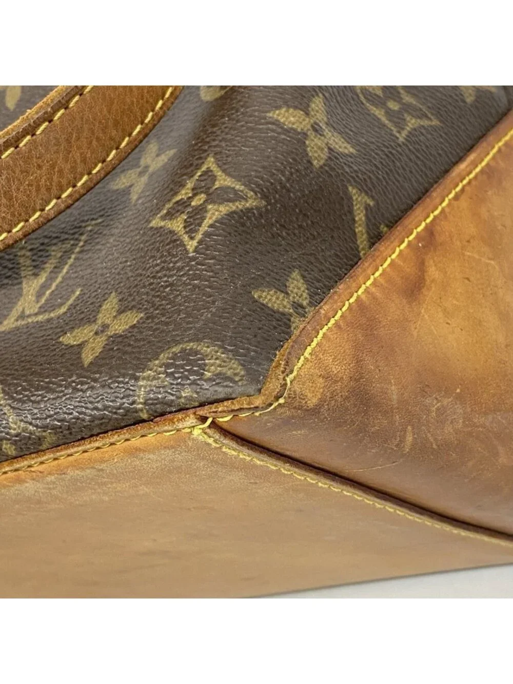 Louis Vuitton Tote Monogram Cabas Mezzo Brown